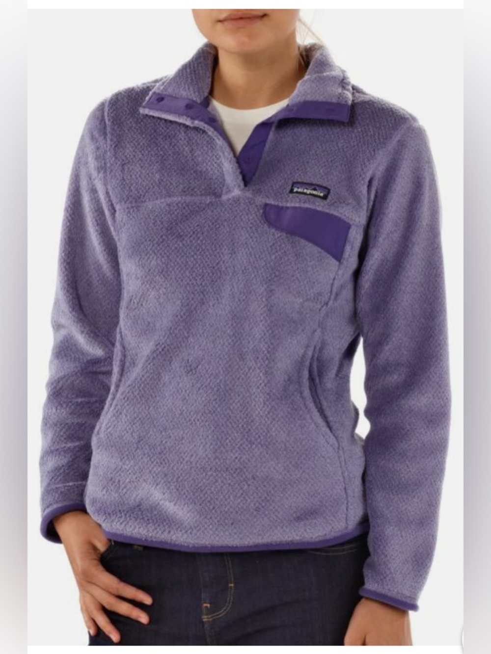 PATAGONIA Women’s Re-Tool Snap-T Fleece Pullover in Purple